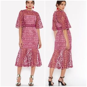 la maison talulah caprice midi dress